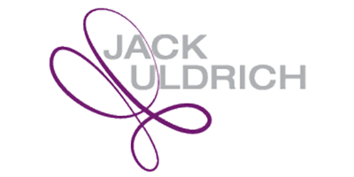 Jack Uldrich Logo with purple flourish